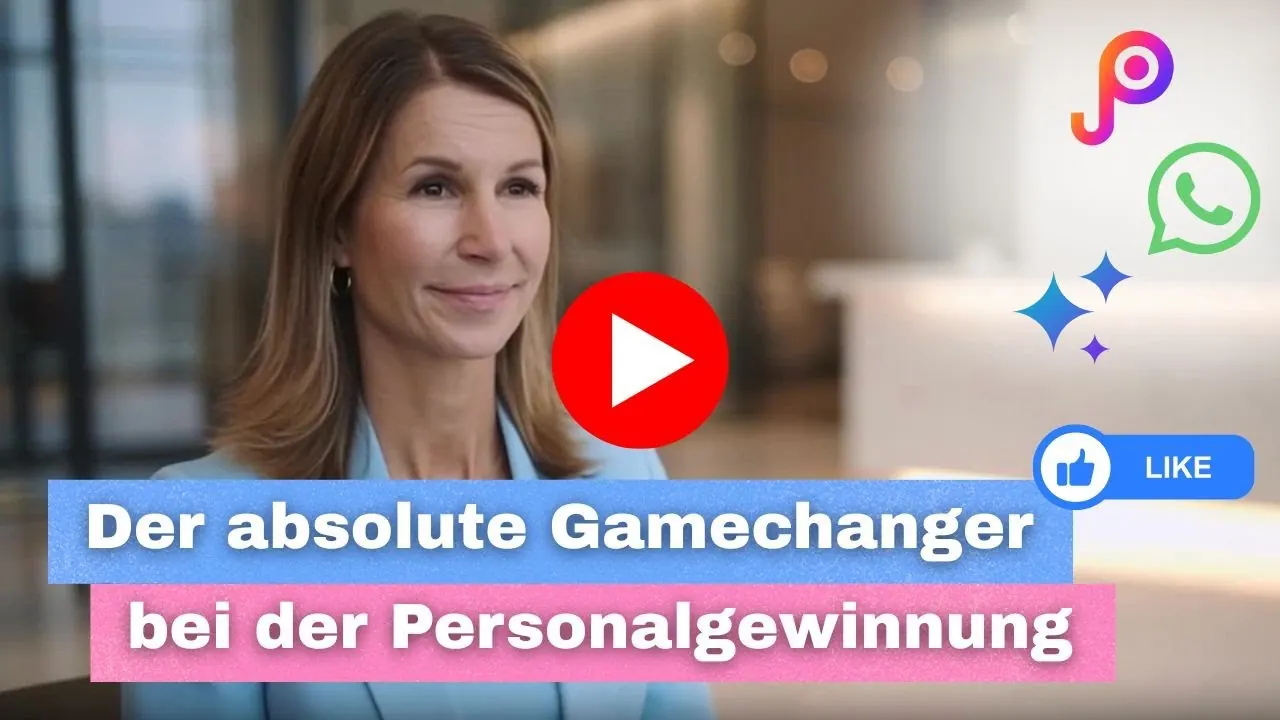 Standbild aus dem jobtastic-Film „Smart Recruiting, wie es sein sollte“